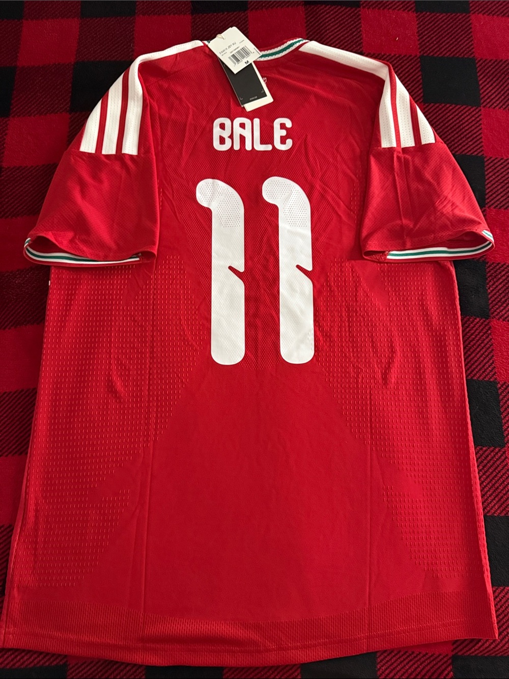 Wales 🏴 #11 Gareth Bale 2025-26 Adidas Home Player Edition Jersey